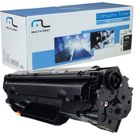 Cartucho Toner Hp Ce285a 100 Compatível Hp P1102 1102w - Multilaser Menor preço em Cartucho Toner Hp Ce285a 100 Compatível Hp P1102 1102w - Multilaser