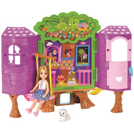 Casa casinha para Boneca Barbie com 24 mini móveis em MDF cru Csb1 -  Companhia Do M.D.F - Casinha de Boneca - Magazine Luiza