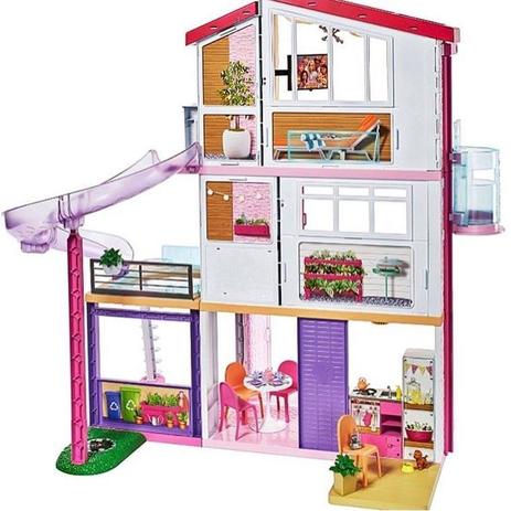 Casa Barbie Mega Mansão Nova Casa dos Sonhos - Mattel em Promoção na  Americanas