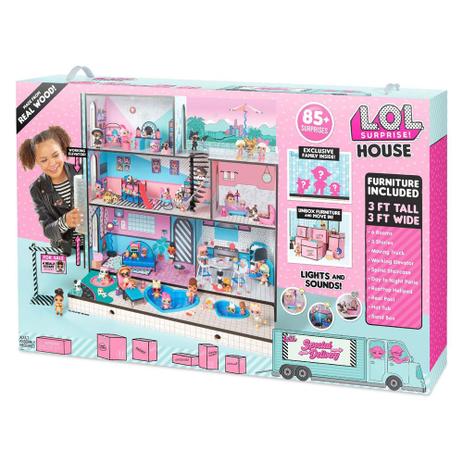 Casa da LOL 63 Cm e Mini Bonecas - LOL - Surprise House - 85 Surpresas - Candide Menor preço em Casa da LOL 63 Cm e Mini Bonecas - LOL - Surprise House - 85 Surpresas - Candide