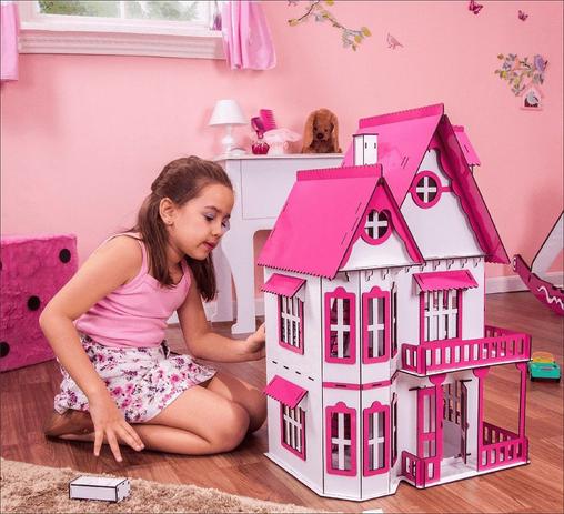 Casa de Bonecas Escala Polly Modelo Mirian Sonhos - Darama Menor preço em Casa de Bonecas Escala Polly Modelo Mirian Sonhos - Darama
