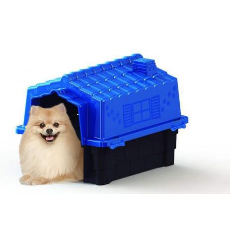 Casa de Cachorro Casinha prime Colors Dog House Evo Pequena N2 cor azul - Plástico - Pet injet é boa?