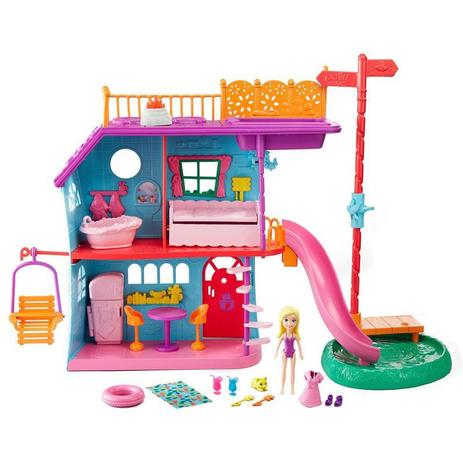 Casa de Ferias da Polly Pocket FCH21 Mattel Menor preço em Casa de Ferias da Polly Pocket FCH21 Mattel