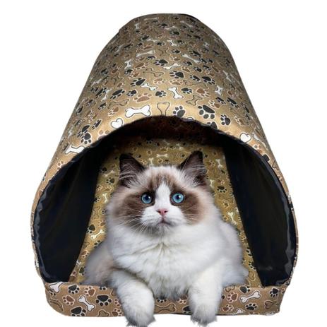 Casa De Gatos e Cães Cama Para Cachorros Impermeável Toca Iglu Grande G - Pico Pets é boa?