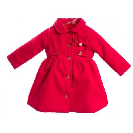 Casaco Bebê Feminino Sobretudo Vermelho - 1+1 Menor preço em Casaco Bebê Feminino Sobretudo Vermelho - 1+1