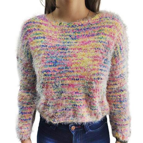 blusa de frio longa feminina