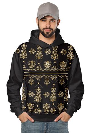 black moletom com capuz without cap