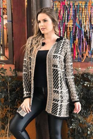 casaco feminino tricot