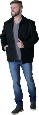 casaco masculino de lã