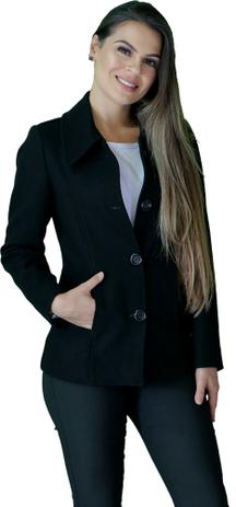 casaco feminino cinza
