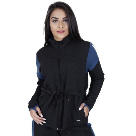 casaco gola alta feminino