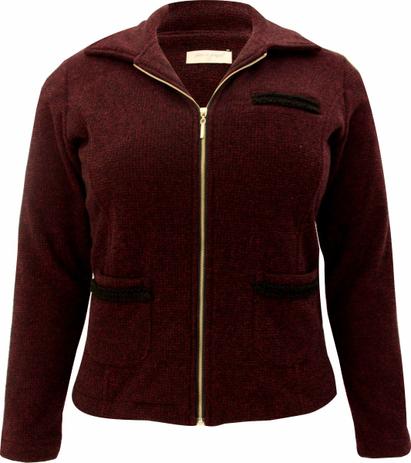 casaco vinho feminino
