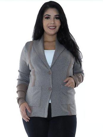 casaco neoprene plus size