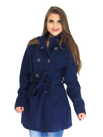 casaco sobretudo de lã feminino