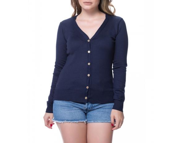 casaquinho azul marinho