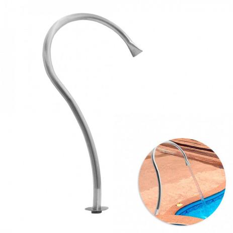 Cascata 1.07 Mts Tubular em Aco Inox para Piscina Modelo Ipanema Inox Alianca - INOX ALIANÇA Menor preço em Cascata 1.07 Mts Tubular em Aco Inox para Piscina Modelo Ipanema Inox Alianca - INOX ALIANÇA