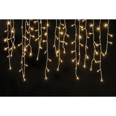 Cascata 400 leds fixo 10m fio branco 220v - V8 Menor preço em Cascata 400 leds fixo 10m fio branco 220v - V8