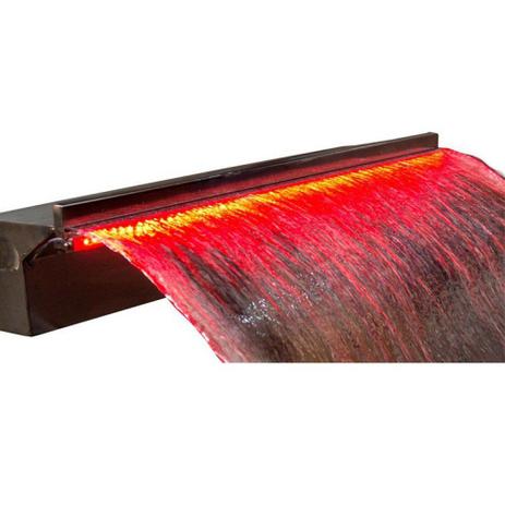 Cascata de Embutir 40 cm para Piscina com Led - Aço Inox 304 - Seffer Menor preço em Cascata de Embutir 40 cm para Piscina com Led - Aço Inox 304 - Seffer