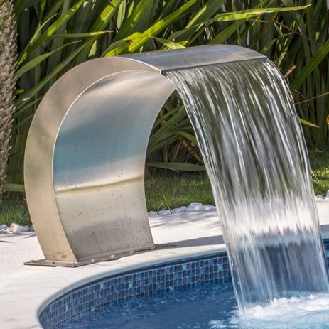 Cascata p/ piscina victoria jr pratic aço inox sodramar - D3 equipamentos é boa?