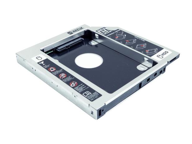 Case Adaptador Caddy 12,7mm Segundo HD SSD 2.5 Sata Kazuk - ELGSCREEN Menor preço em Case Adaptador Caddy 12,7mm Segundo HD SSD 2.5 Sata Kazuk - ELGSCREEN
