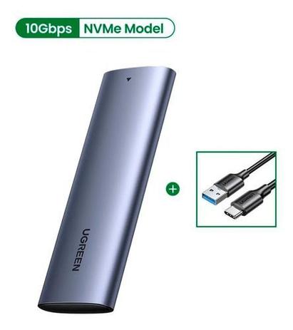 Case Adaptador Ssd M.2 Nvme Ugreen Usb 3.1 Tipo C 10gb Menor preço em Case Adaptador Ssd M.2 Nvme Ugreen Usb 3.1 Tipo C 10gb
