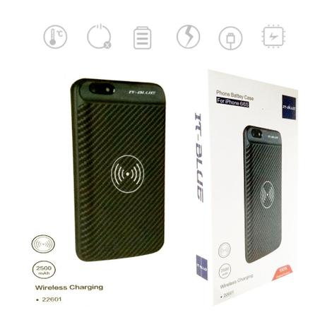 Case Capa Carregadora Sem Fio 22601 It-Blue Iphone 6 e 6S Bateria Menor preço em Case Capa Carregadora Sem Fio 22601 It-Blue Iphone 6 e 6S Bateria