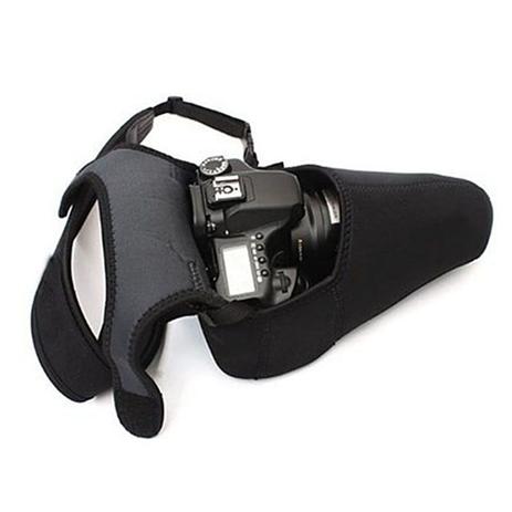 Case Capa de Neoprene p/ câmeras DSLR - Shoot Menor preço em Case Capa de Neoprene p/ câmeras DSLR - Shoot