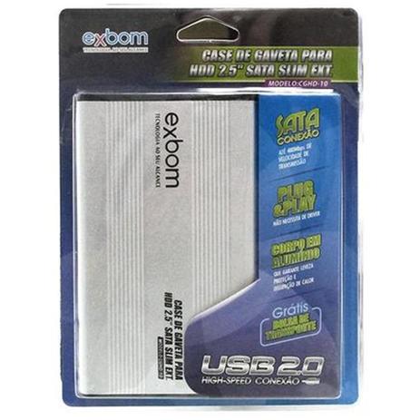 Case de Gaveta Lys para HD 2.5 Sata USB 2.0 Prata - M-6264 é boa?