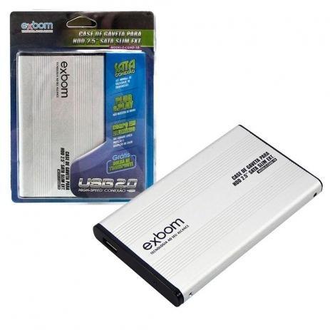 Case Gaveta Externa Para Hd Sata 2,5 Exbom Usb 2.0 Prata é boa?
