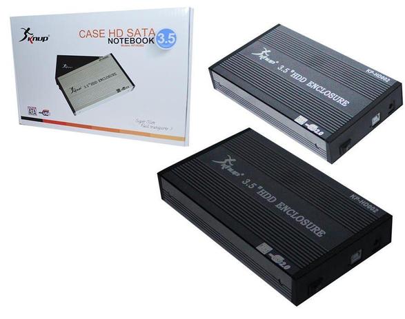 Case P/ Hd 3.5 Externo Pc Computador Seagate Sata Usb 2.0 Pc - Knup Menor preço em Case P/ Hd 3.5 Externo Pc Computador Seagate Sata Usb 2.0 Pc - Knup
