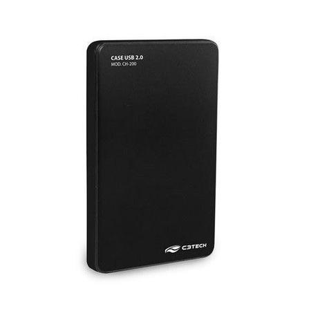 Case para HD Externo 2,5 USB 2.0 CH-200BK Preta C3 TECH - C3Tech é boa?