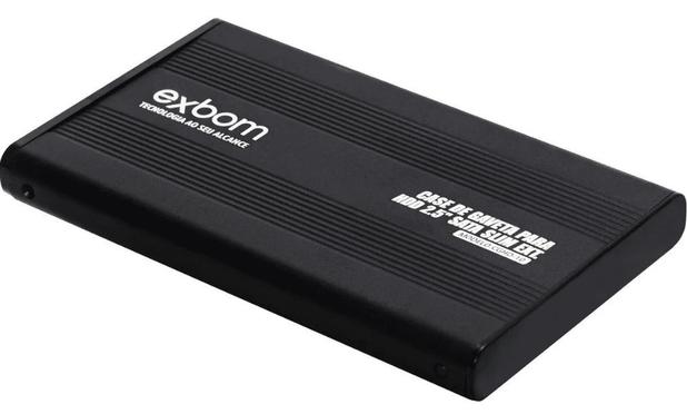 Case Para Hd Sata 2.5 Externo Gaveta Usb 2.0 - Exbom Cghd-10 Menor preço em Case Para Hd Sata 2.5 Externo Gaveta Usb 2.0 - Exbom Cghd-10