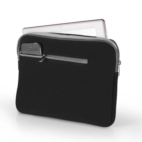 Case Pocket Preto e Cinza Para Notebook Até 14 Pol. - BO207 - Multilaser Menor preço em Case Pocket Preto e Cinza Para Notebook Até 14 Pol. - BO207 - Multilaser