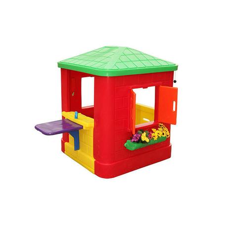 Casinha com Floreira Freso Colorido Menor preço em Casinha com Floreira Freso Colorido