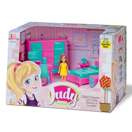 Casinha da judy home quarto com boneca - samba toys Menor preço em Casinha da judy home quarto com boneca - samba toys