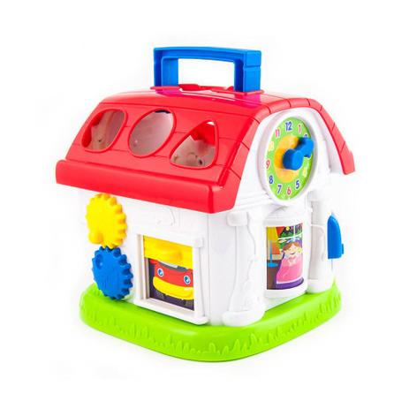 Casinha de Atividades - Formas e Encaixes - Winfun Menor preço em Casinha de Atividades - Formas e Encaixes - Winfun