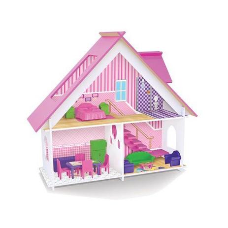 Casinha de Boneca com Moveis Junges 410 Menor preço em Casinha de Boneca com Moveis Junges 410