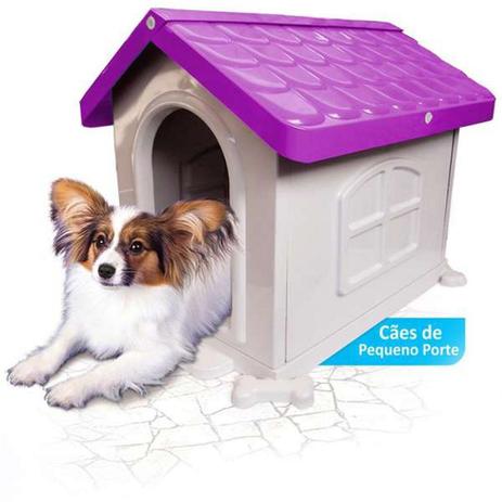 Casinha de Cachorro Pequeno Desmontável Nº 2 Pet Injet - Lilás Menor preço em Casinha de Cachorro Pequeno Desmontável Nº 2 Pet Injet - Lilás