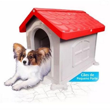Casinha de Cachorro Pequeno Desmontável Nº 2 Pet Injet - Vermelha Menor preço em Casinha de Cachorro Pequeno Desmontável Nº 2 Pet Injet - Vermelha