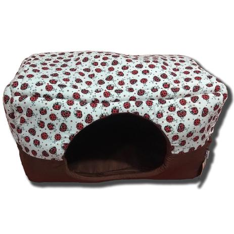 Casinha Pet Caminha Cachorro Iglu Toca Gato 2 x 1 Joaninha M - Kipdog Menor preço em Casinha Pet Caminha Cachorro Iglu Toca Gato 2 x 1 Joaninha M - Kipdog