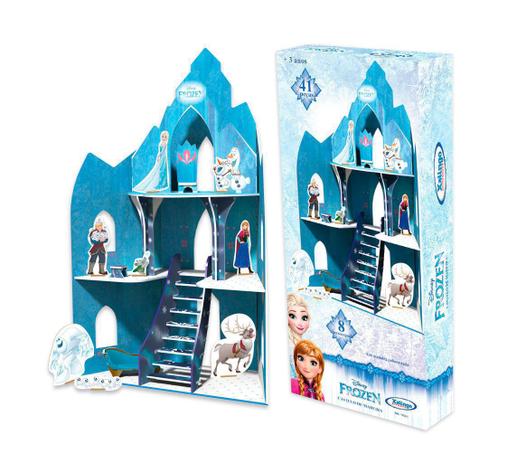 Castelo De Madeira Frozen Disney - Xalingo Menor preço em Castelo De Madeira Frozen Disney - Xalingo