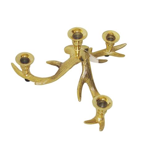 Castiçal Clássico em Alumínio Velas Folheado a Ouro - Prime home decor Menor preço em Castiçal Clássico em Alumínio Velas Folheado a Ouro - Prime home decor