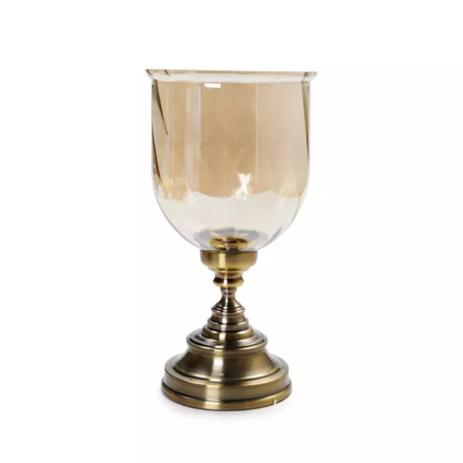 Castiçal Emirates Alto Base Metal Bronze 37 X 19 Cm Bronze - Cromus Menor preço em Castiçal Emirates Alto Base Metal Bronze 37 X 19 Cm Bronze - Cromus