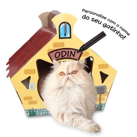 Cat House - Casinha para Gatos - Meu mundo pet Menor preço em Cat House - Casinha para Gatos - Meu mundo pet