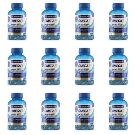 Catarinense Omega 3 1g C/120 (Kit C/12) Menor preço em Catarinense Omega 3 1g C/120 (Kit C/12)