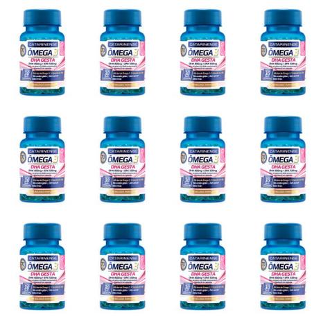 Catarinense Omega 3 Dha C/30 (Kit C/12) Menor preço em Catarinense Omega 3 Dha C/30 (Kit C/12)