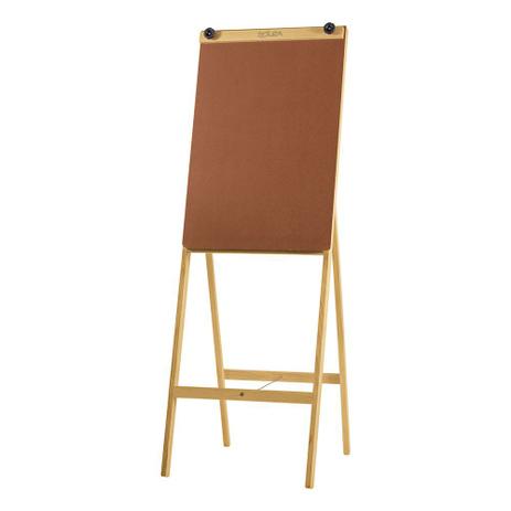Cavalete Flip Chart Duratex Madeira Pinus Luxo Mogno Souza - SOUZA & CIA Menor preço em Cavalete Flip Chart Duratex Madeira Pinus Luxo Mogno Souza - SOUZA & CIA