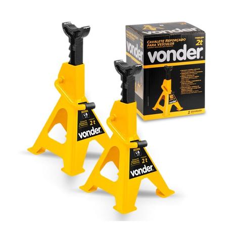 Cavalete Para Veículos Reforçado Vonder Kit 02 Peças - Par Menor preço em Cavalete Para Veículos Reforçado Vonder Kit 02 Peças - Par