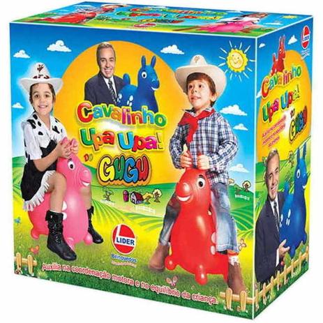 Cavalinho Upa-upa do Gugu Vermelho 500 - Lider Menor preço em Cavalinho Upa-upa do Gugu Vermelho 500 - Lider