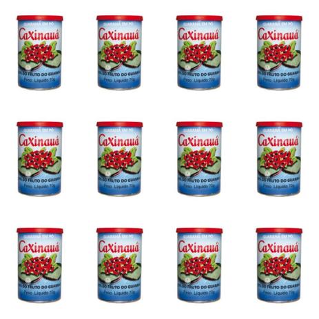 Caxinauá Guaraná Pó 70g (Kit C/12) Menor preço em Caxinauá Guaraná Pó 70g (Kit C/12)